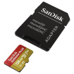 SanDisk micro SDXC karta 128GB Extreme PLUS (200 MB/s Class 10, UHS-I U3 V30) + adaptér