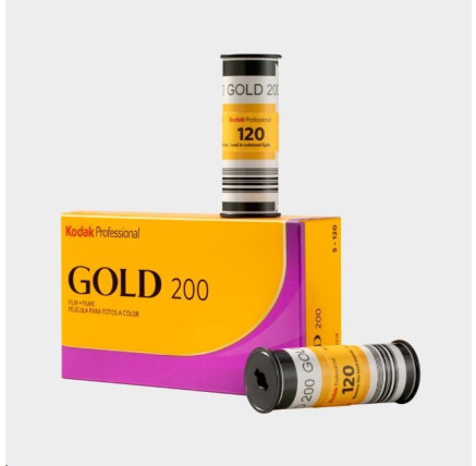 Kodak Professional Gold 200 120 Film 5-pack