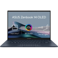 ASUS NTB Zenbook 14 OLED (UX3405MA-OLED165X), Ultra 7-155H, 14" 2880 x 1800, 16GB, 1TB SSD, Intel Arc, W11 Pro, Blue