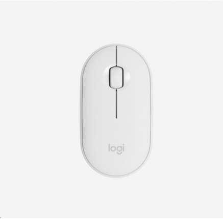 Logitech Pebble Wireless Mouse M350, světle šedá