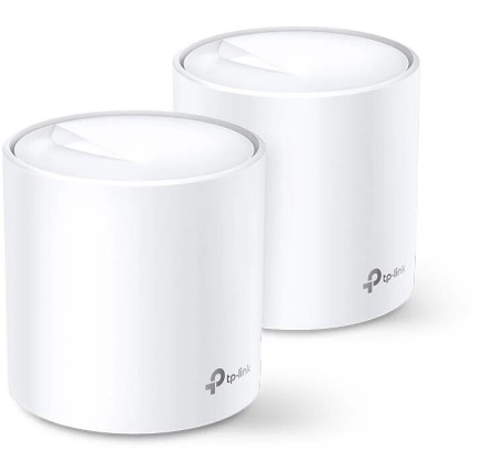 TP-Link Deco X60(2-pack) WiFi6 Mesh (AX5400, 2,4GHz/5GHz, 2xGbELAN/WAN)