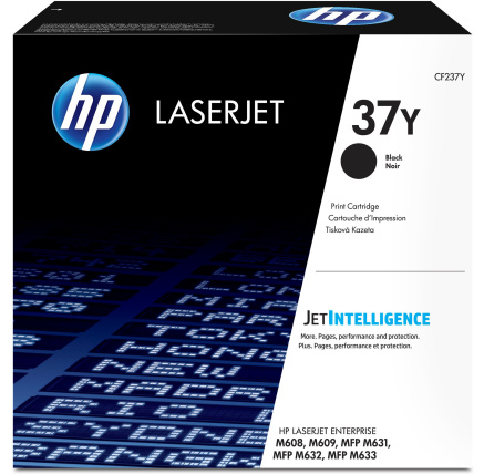 HP 37Y Extra High Yield Black Original LaserJet Toner Cartridge (CF237Y) (41,000 pages)