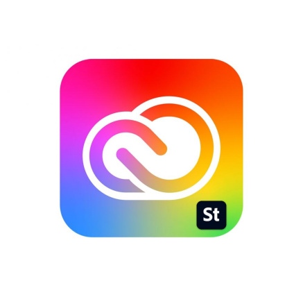 Adobe Creative Cloud for teams All Apps with Adobe Stock MP ML (+CZ) COM NEW 1 User, 1 Month, Level 4, 100+ Lic