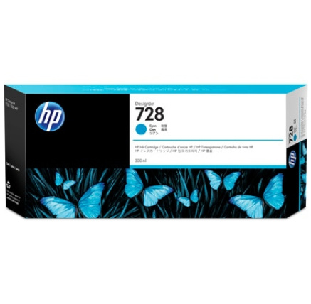 HP 728 300-ml Cyan InkCart