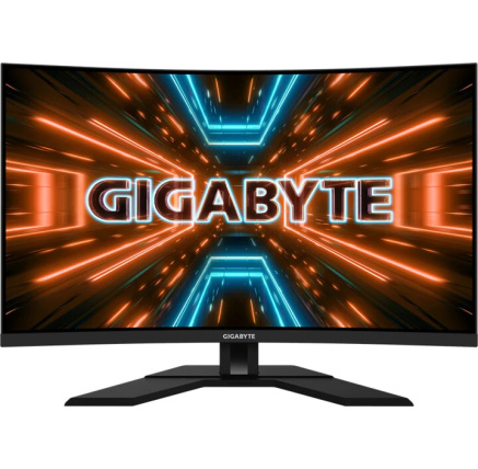 GIGABYTE LCD - 31.5" Gaming monitor M32UC, Prohnutý VA1500R, 3840 x 2160 UHD, 144Hz, 3000:1, 350cd/m2, 1ms, 2xHDMI, 1xDP