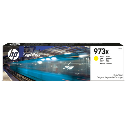 HP 973X High Yield Yellow Original PageWide Cartridge (7,000 pages)