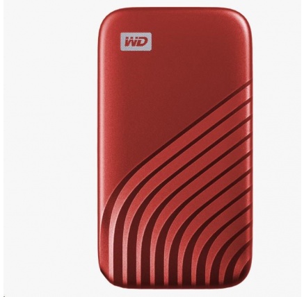 SanDisk WD My Passport SSD externí 1TB , USB-C 3.2 ,1050/1000MB/s R/W PC & Mac ,Red