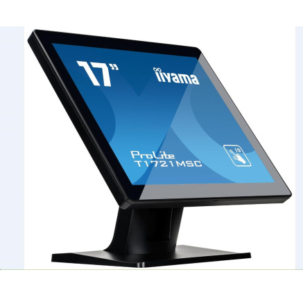 Iiyama dotykový monitor ProLite T1721MSC-B2, 43.2 cm (17''), Projected Capacitive, 10 TP, USB, kit (USB), black