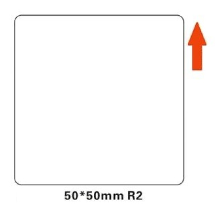 Niimbot štítky R 50x50mm 150ks White pro B21, B21S, B3S, B1