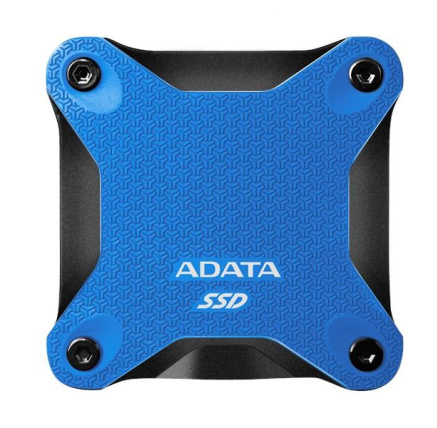 ADATA Externí SSD 2TB SD620, USB Micro-B, USB 3.2 Gen 2, R:520/W:460MB/s, modrá