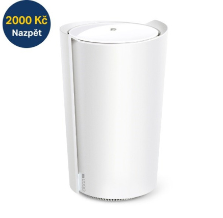 BAZAR - TP-Link Deco X50-5G (1-pack) WiFi6 Mesh (AX3000,2,4GHz/5GHz,1x2,5GbELAN/WAN,2xGbELAN/WAN,4G LTE,5G,) - rozbaleno