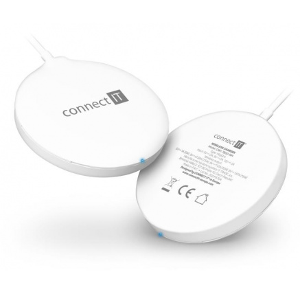 CONNECT IT MagSafe Wireless Fast Charge bezdrátová nabíječka, 15 W, bílá