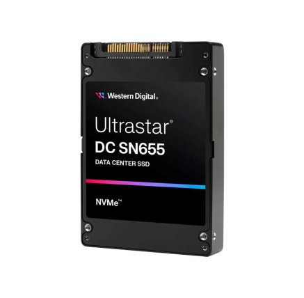 WD Enterprise SSD 30.72TB Ultrastar DC SN655, PCIe Gen4, (R:6100, W:3400MB/s), RI-1DW/D BICS5 SE