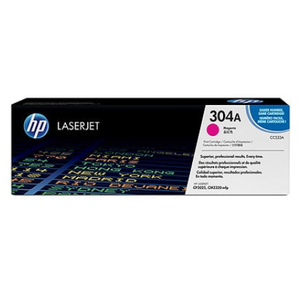 HP 304A Magenta LJ Toner Cart, CC533A (2,800 pages)