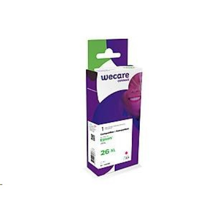 WECARE ARMOR cartridge pro Epson Expression Premium XP 510,520,600,710,720 (C13T26334010), červená/magenta, 14ml, 700str