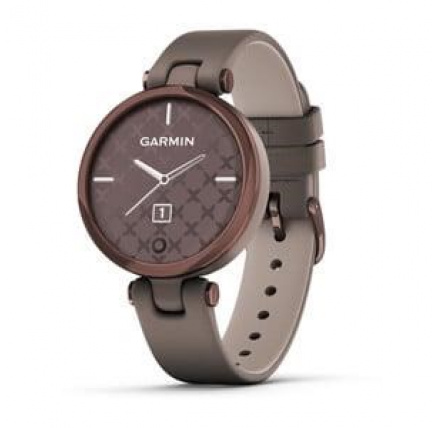 Garmin hodinky Lily Classic Dark Bronze/Paloma Leather Band