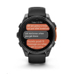 Garmin fenix® 8 – 47 mm, AMOLED, Slate grey a Černý silikonový řemínek