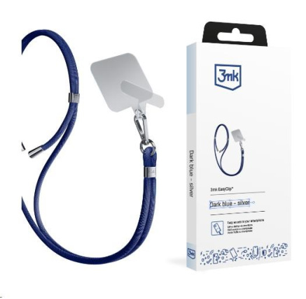 3mk EasyClip Dark Blue (silver)