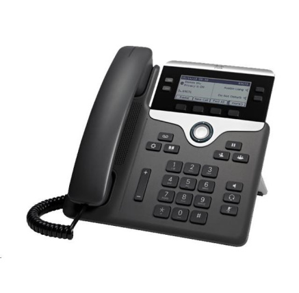 BAZAR - Cisco CP-7841-3PCC-K9=, VoIP telefon, 4line, 2x10/100/1000, displej, PoE - REFRESH - rozbaleno