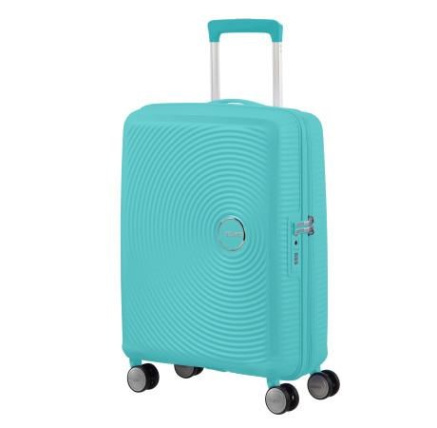 American Tourister SOUNDBOX SPINNER 55/20 TSA EXP POOLSIDE BLUE