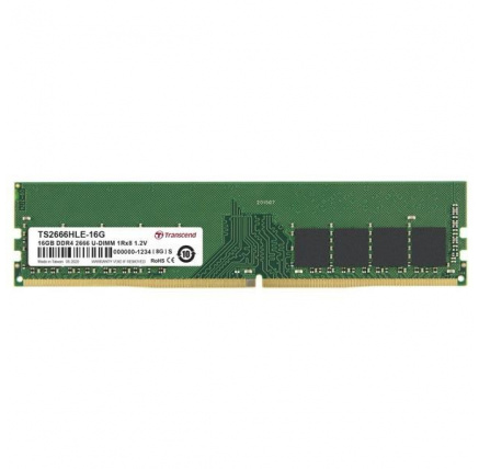 TRANSCEND DIMM DDR4 16GB 2666MHz 1Rx8 2Gx8 CL19 1.2V