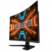 GIGABYTE LCD - 31.5" Gaming monitor G32QC A, Prohnutý VA1500R, 2560x1440 QHD, 165Hz, 3000:1, 350cd/m2, 1ms, 2xHDMI, 1xDP