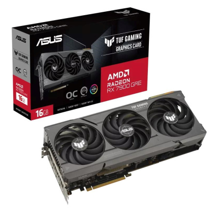 ASUS VGA AMD Radeon RX 7900 GRE TUF GAMING OC 16G, 16G GDDR6, 3xDP, 1xHDMI