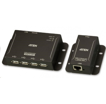 ATEN 4-port USB 2.0 extender po Cat5/Cat5e/Cat6 do 50m