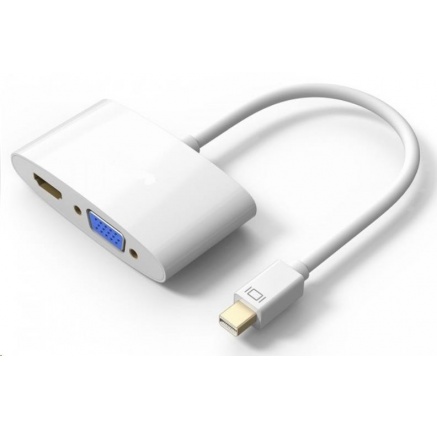 PREMIUMCORD Adaptér Mini DisplayPort - HDMI + VGA , FULL HD 1080p, 4K*2K@30Hz