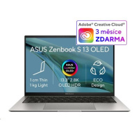 ASUS NTB Zenbook S (UX5304VA-OLED075W), i7-1355U, 13.3" 2880x1800, 16GB, 1TB SSD,Iris Xe, W11 Home, Gray