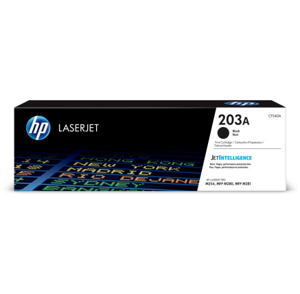 HP 203A Black Original LaserJet Toner Cartridge (1,400 pages)