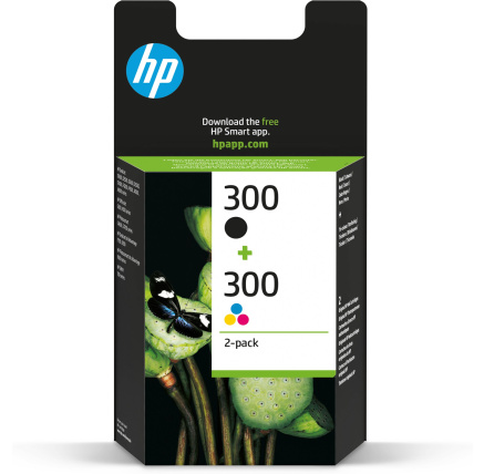 HP 300 Combo-B/CMY Ink Cart, 4 ml, CN637EE (200 / 165 pages)