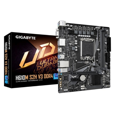 GIGABYTE MB Sc LGA1700 H610M S2H V3 DDR4, Intel H610, 2xDDR4, 2xDP, 1xHDMI, 1xVGA, mATX