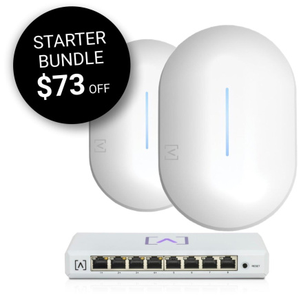 Alta Labs Starter Bundle, S8-POE + 2x AP6