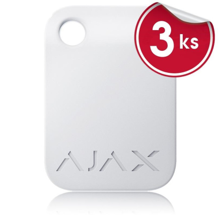 Ajax Tag white 3 ks