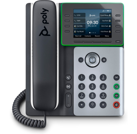 Poly Edge E350 IP telefon, PoE