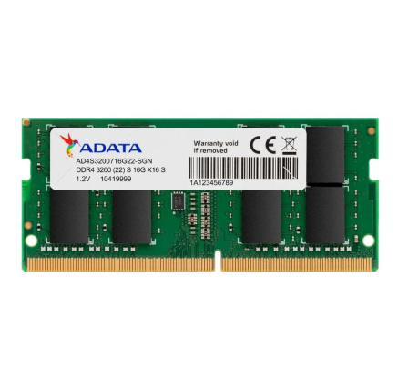 ADATA SODIMM DDR4 16GB 3200MHz 512x8, Premier Single Tray