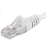 PREMIUMCORD Patch kabel UTP RJ45-RJ45 CAT5e 3m bílá