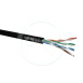 Instalační kabel Solarix venkovní UTP, Cat5E, drát, PE, box 305m SXKD-5E-UTP-PE