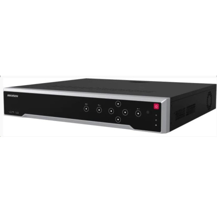 HIKVISION DS-7764NI-M4, 64 kanálový NVR pro IP kamery (400Mb/400Mb); 8K, 4xHDD, Alarm I/O