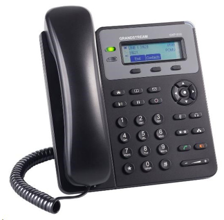 BAZAR - Grandstream GXP1610 [VoIP telefon - 1x SIP účet, HD audio, 3 program.tlačítka, switch 2xLAN 10/100Mbps] - Poškoz