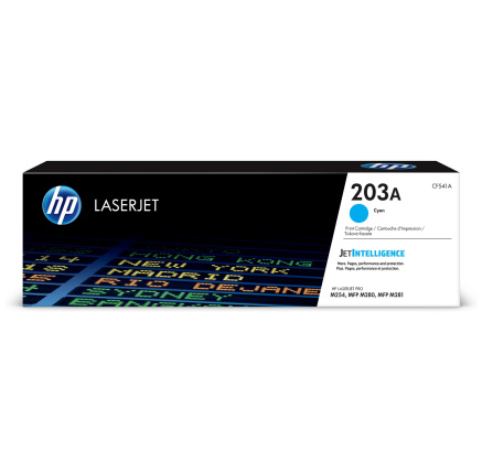 HP 203A Cyan Original LaserJet Toner Cartridge (1,300 pages)