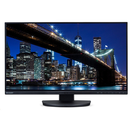 Sharp MultiSync® EA272U, 27", 3840x2160, 400[cd/m2], IPS, 16:9, 1000:1, black