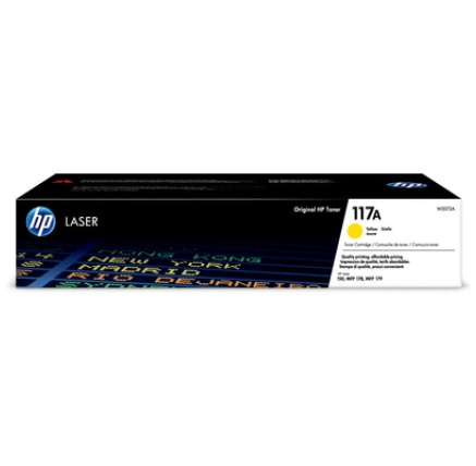 HP 117A Yellow Original Laser Toner Cartridge (700 pages)