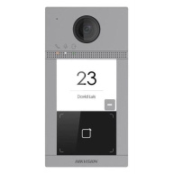 HIKVISION DS-KV8113-WME1(B)/Flush, IP dveřní interkom 1-tlač., čtečka karet, 2MPx kamera, WiFi, zápustný