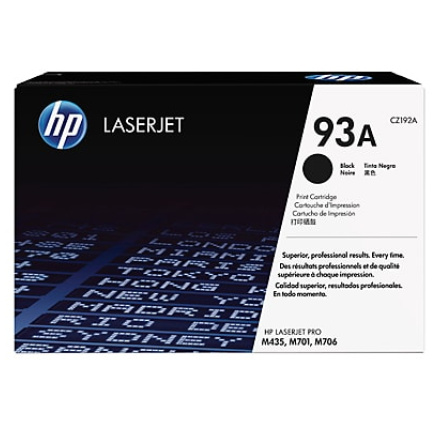 HP 93A Black Original LaserJet Toner Cartridge (12,000 pages)