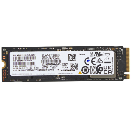 HP 512GB PCI-e 4x4 NVMe M.2 SSD