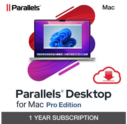 Parallels Desktop Pro Subscription 1 Year, EN/FR/DE/IT/ES/PL/CZ/PT