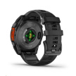 Garmin fenix® 8 – 47 mm, AMOLED, Slate grey a Černý silikonový řemínek