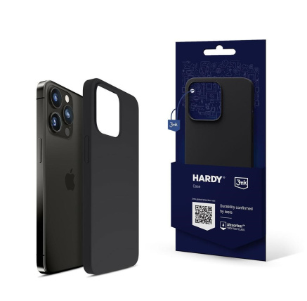 3mk Hardy Silicone MagCase pro Apple iPhone 15 Pro Max, Graphite